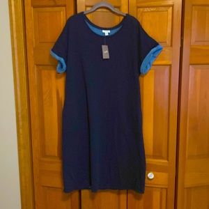 NWT J.Jill purejill Sweatshirt Maxi Dress